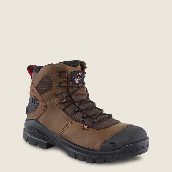 Botas de Seguridad Red Wing Hombre Marrom/Negros - Crv™ - 6-Inch Toe - 021-XWYIPD